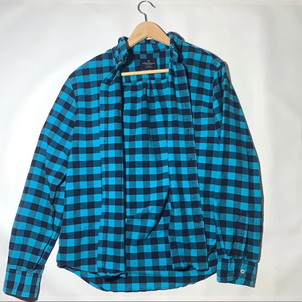 American Eagle Blue Flannel (Medium)